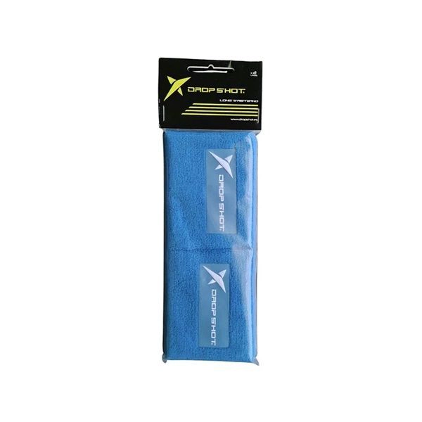 MUÑEQUERA DROP SHOT CORTA AZUL X2 TENIS PADEL - 2