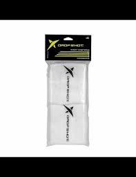 MUÑEQUERA DROP SHOT CORTA BLANCA X2 TENIS PADEL - 2