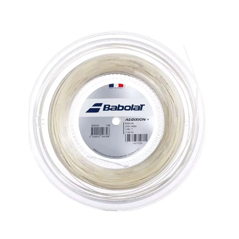 ROLLO DE CUERDA BABOLAT ADDIXION+ NATURAL 1.30 - 200M - 1
