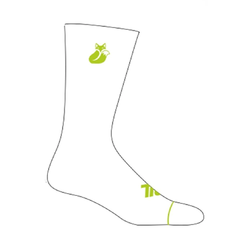 CALCETIN TILKI COMFORT BLANCO/AMARILLO FLUOR PACK X3 TENIS PADEL - 1