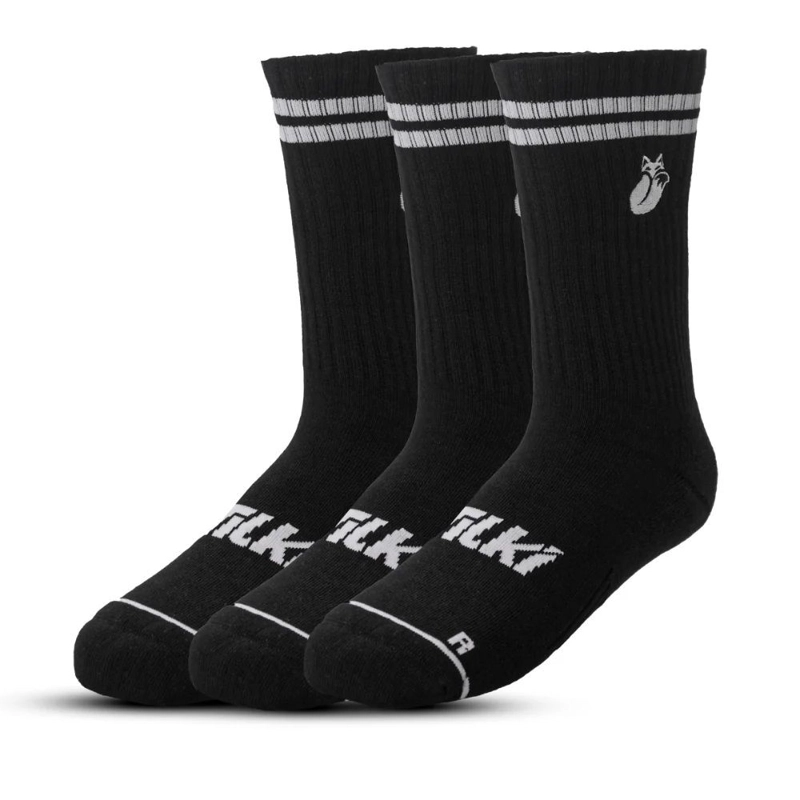 CALCETIN TILKI COMFORT LINE NEGRO/GRIS PACK X3 TENIS PADEL - 2