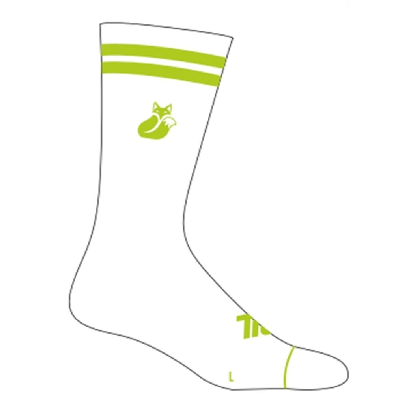 CALCETIN TILKI COMFORT LINE BLANCO/AMARILLO FLUOR PACK X3 TENIS PADEL - 1