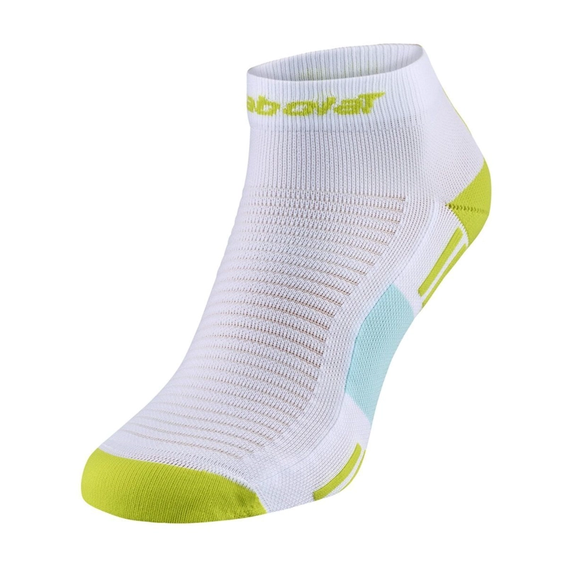 CALCETIN BABOLAT MOTION QUARTER PRO BLANCO TENIS PADEL - 1