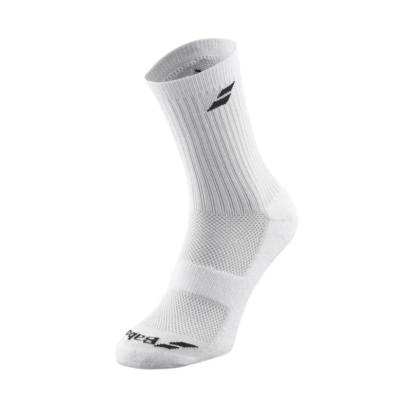CALCETIN BABOLAT LARGO BLANCO/AZUL/GRIS - 3 PARES - 2