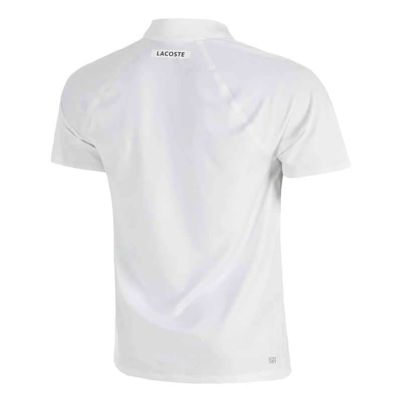 POLERA LACOSTE POLO NOVAK DJOKOVIC ULTRA DRY BLANCA TENIS - 2