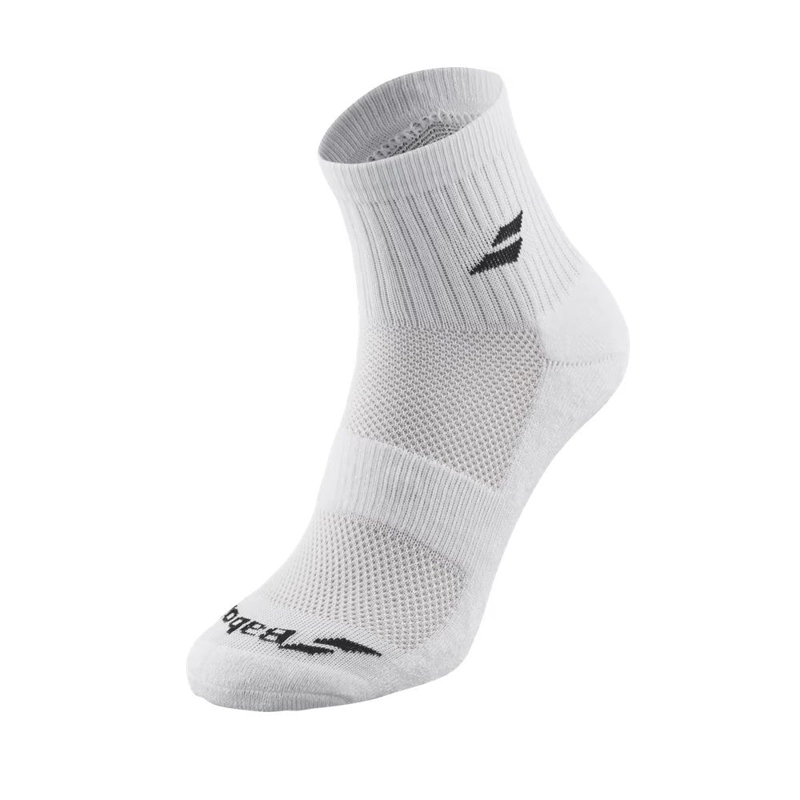 CALCETIN BABOLAT QUARTER BLANCO - 3 PARES TENIS PADEL - 2
