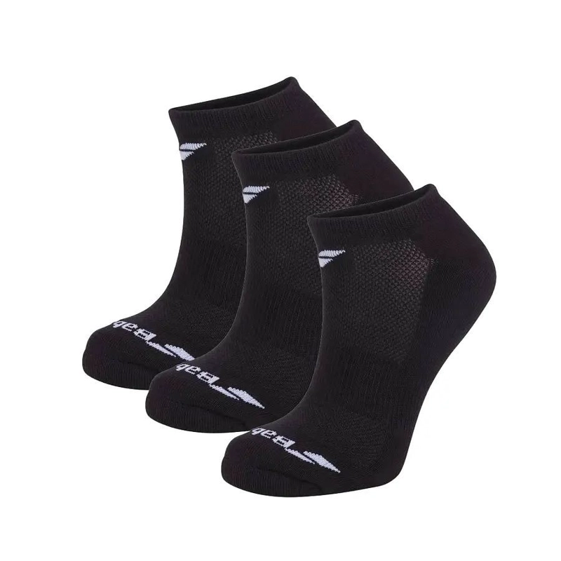 CALCETIN BABOLAT INVISIBLE NEGRO - 3 PARES TENIS PADEL - 1