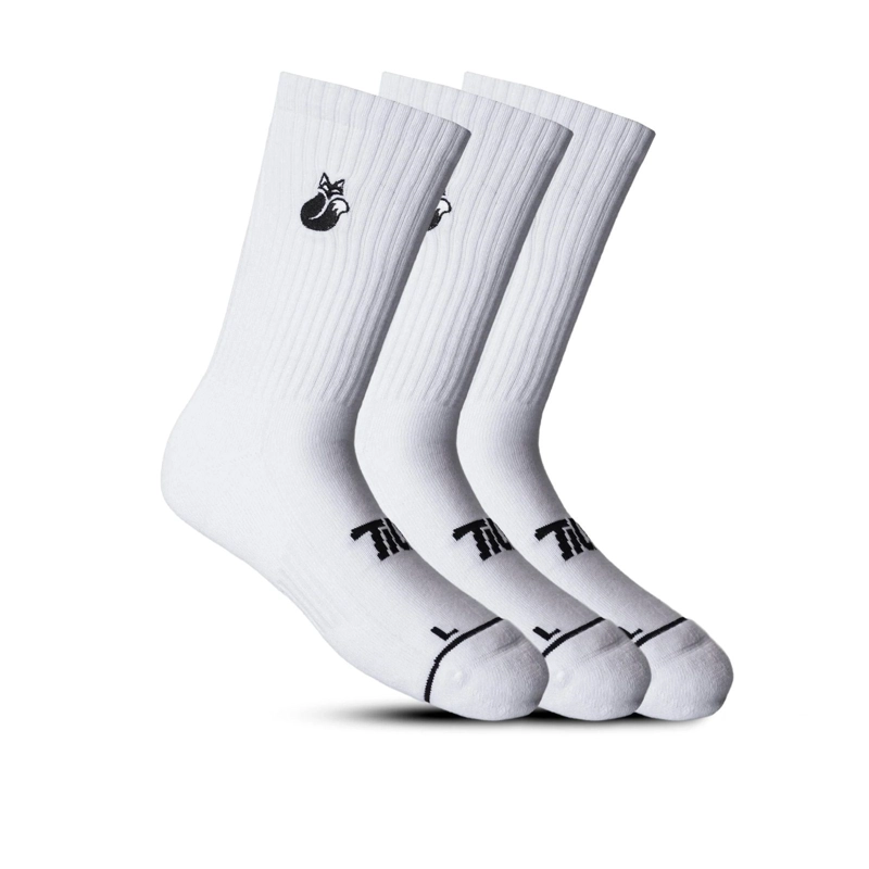 CALCETIN TILKI MF14 COMFORT BLANCO PACK X3 TENIS PADEL - 3