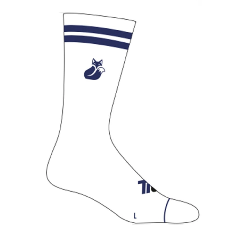 CALCETIN TILKI COMFORT LINE BLANCO/AZUL PACK X3 TENIS PADEL 39-42