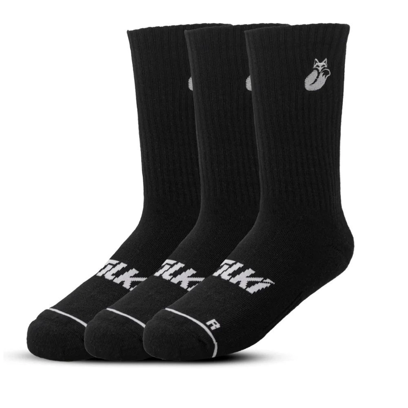 CALCETIN TILKI COMFORT NEGRO/AZUL PACK X3 TENIS PADEL - 2