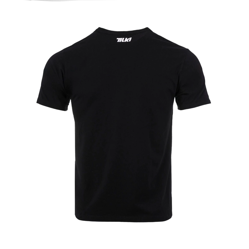 POLERA TILKI COTTON MIX BIG LOGO NEGRA/BLANCA TENIS PADEL - 3