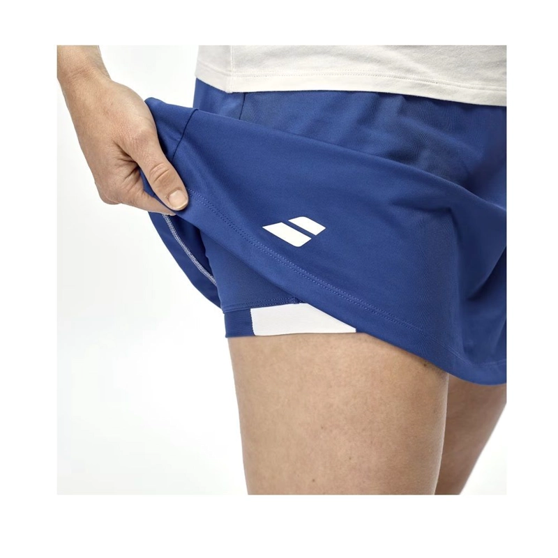FALDA BABOLAT PLAY CON CALZA AZUL TENIS PADEL - 3
