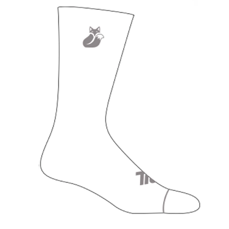 CALCETIN TILKI COMFORT BLANCO/GRIS PACK X3 TENIS PADEL - 1