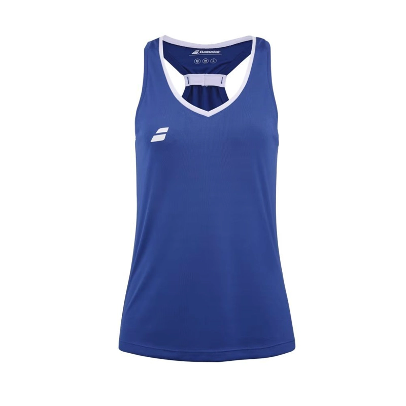POLERA BABOLAT PLAY TANK TOP WOMEN AZUL TENIS PADEL - 1