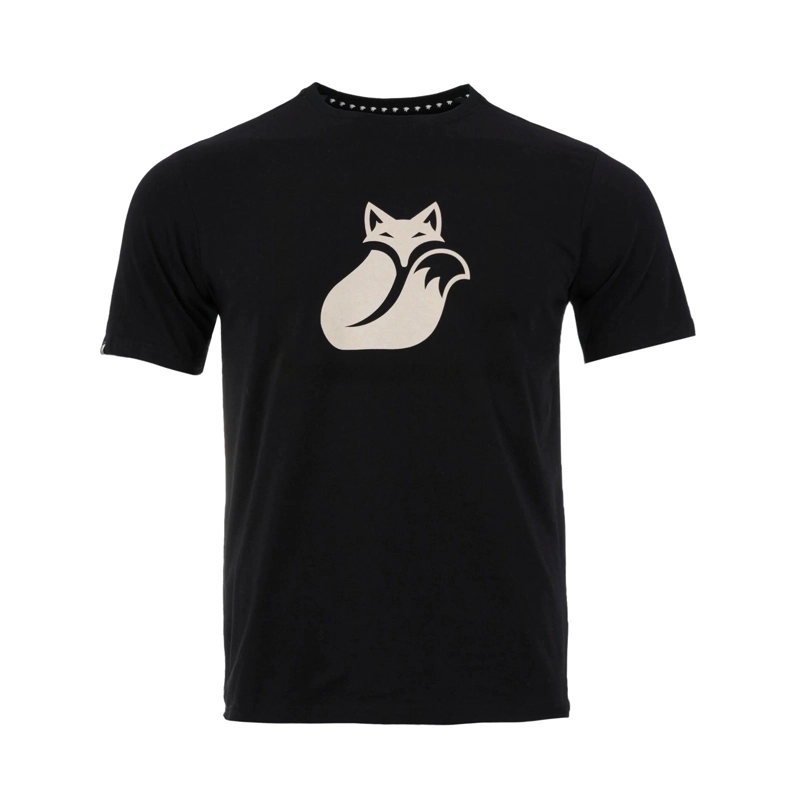 POLERA TILKI COTTON BIG LOGO NEGRA/BLANCA TENIS PADEL - 1