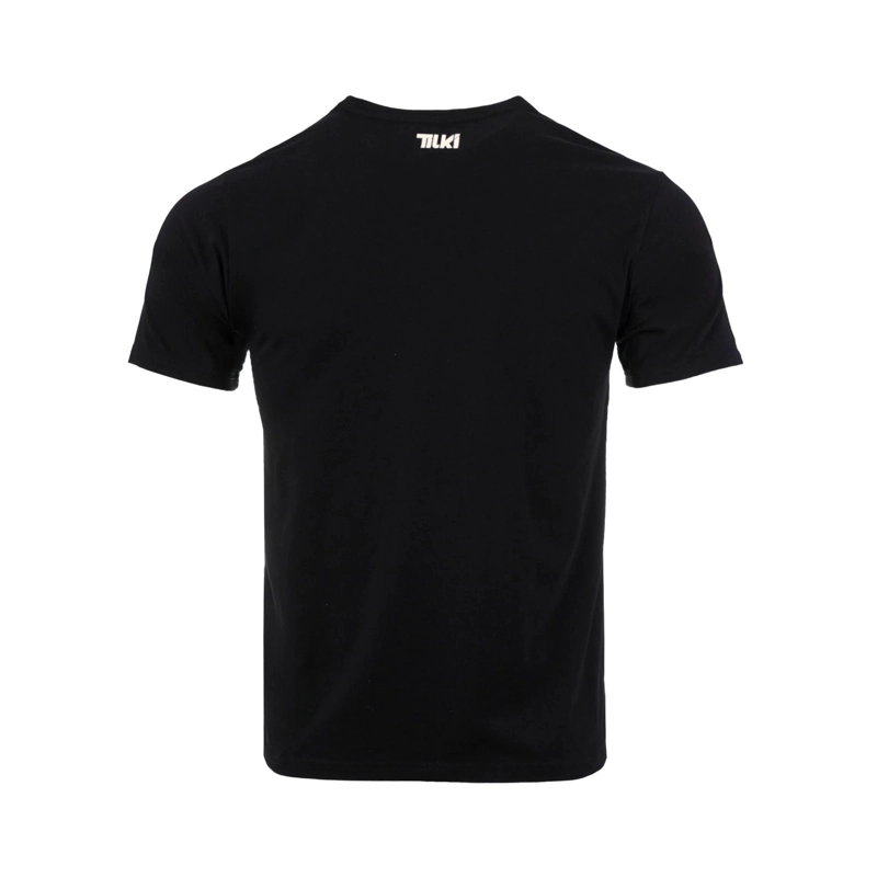POLERA TILKI COTTON BIG LOGO NEGRA/BLANCA TENIS PADEL - 3