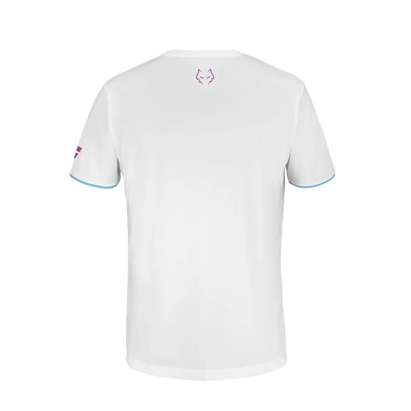 POLERA BABOLAT CREW NECK TEE JUAN LEBRON BLANCA TENIS PADEL - 3