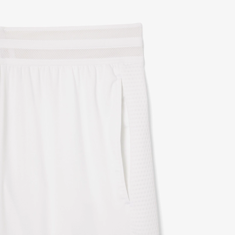 SHORT LACOSTE ULTRA DRY BLANCO TENIS PADEL - 3