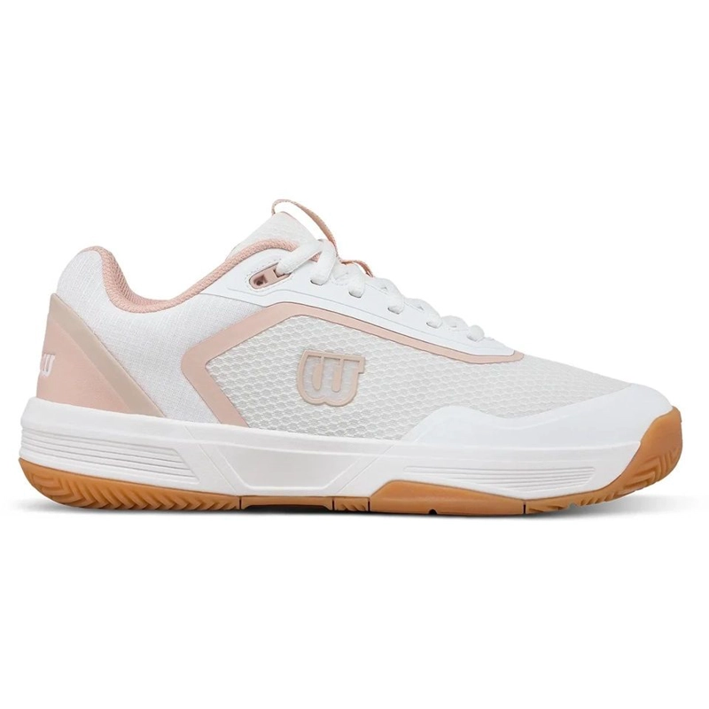 ZAPATILLA WILSON COURTGLIDE BLANCO/ROSA TENIS PADEL - 1