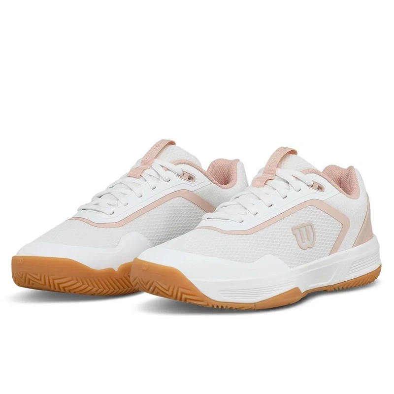 ZAPATILLA WILSON COURTGLIDE BLANCO/ROSA TENIS PADEL - 2