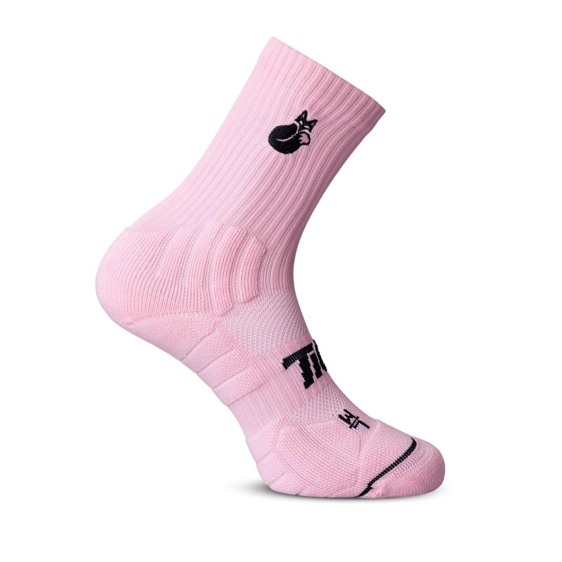 CALCETIN TILKI CREW D4 LEHINDE ROSA/NEGRO TENIS PADEL - 1