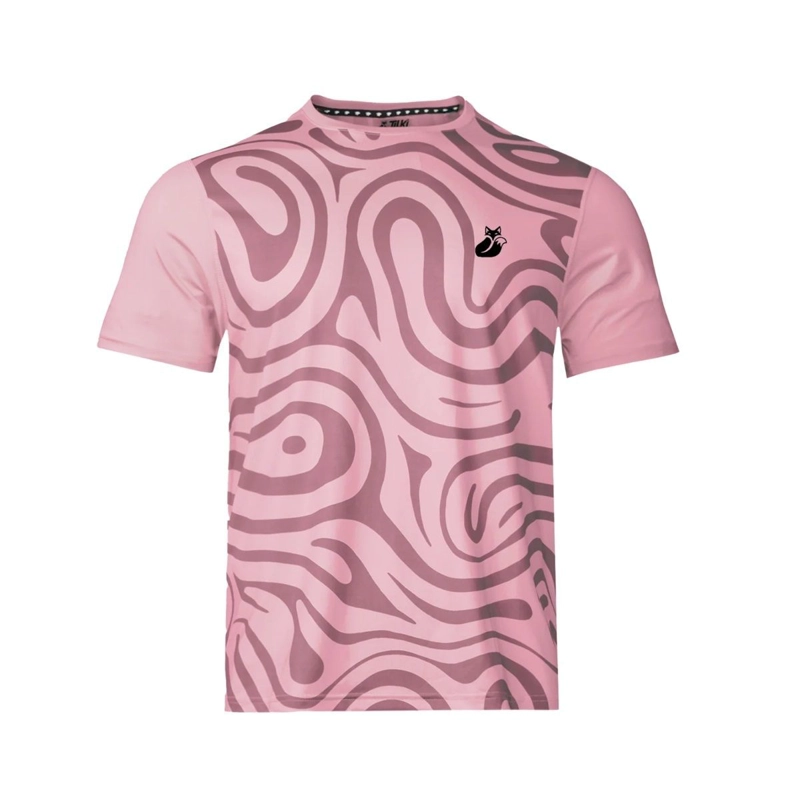 POLERA TILKI FULL PRINT PRO LEHINDE ROSA TENIS PADEL - 1