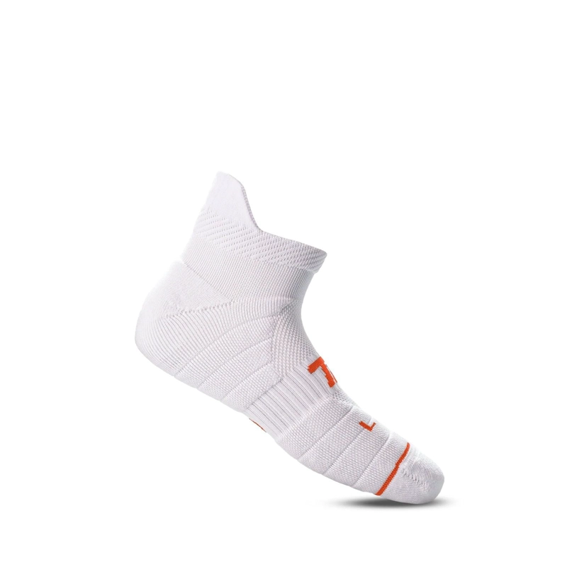 CALCETIN TILKI TOBILLERO LEHINDE BLANCO/NARANJO TENIS PADEL - 1