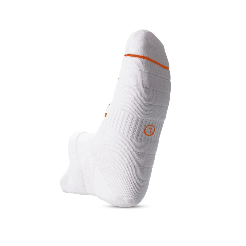 CALCETIN TILKI TOBILLERO LEHINDE BLANCO/NARANJO TENIS PADEL - 2