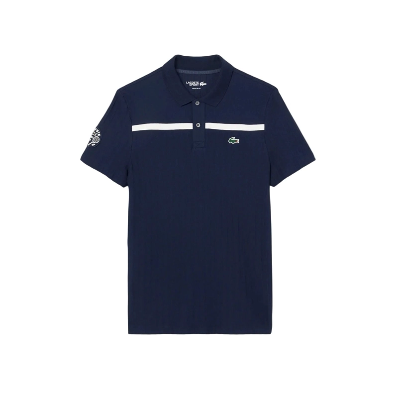 POLERA LACOSTE POLO ULTRA DRY AZUL MARINO TENIS - 1