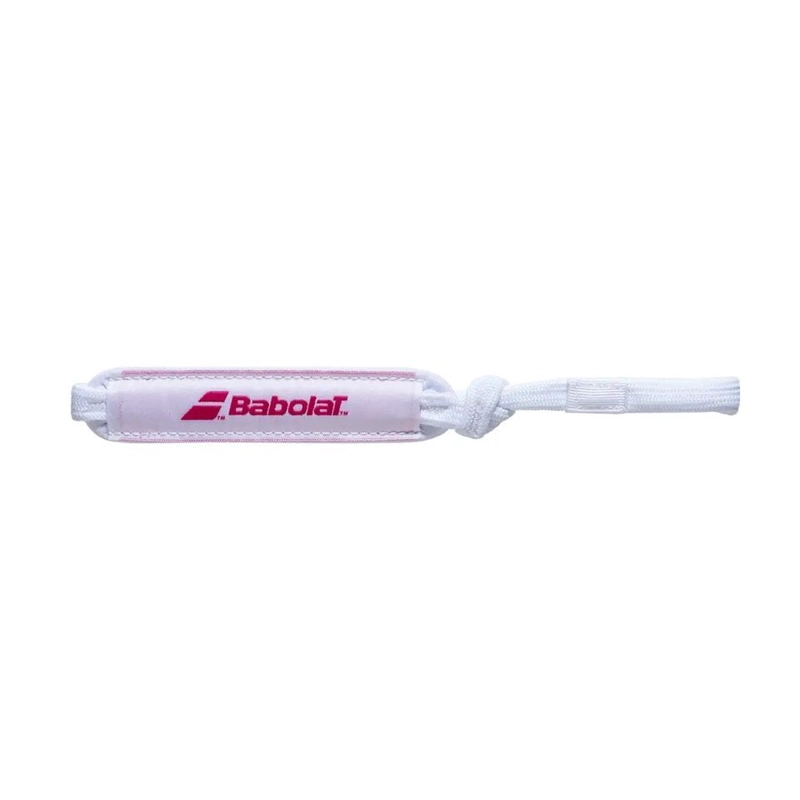 CORDON PADEL BABOLAT WRIST STRAP BLANCO/ROSA - 2