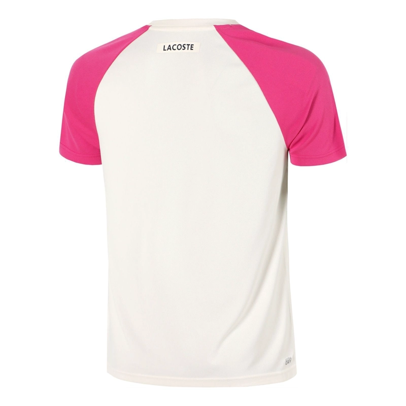 POLERA LACOSTE ULTRA DRY CREMA TENIS - 2