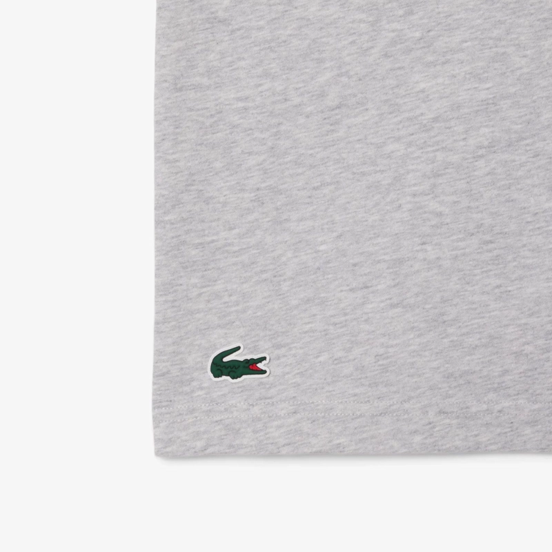 POLERA LACOSTE NOVAK DJOKOVIC GRIS TENIS - 3