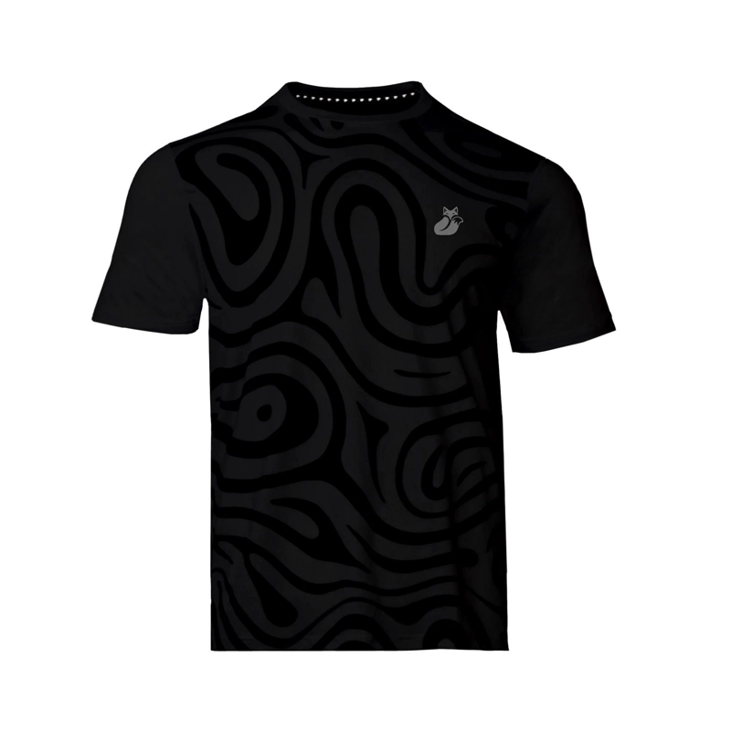 POLERA TILKI FULL PRINT PRO LEHINDE NEGRA TENIS PADEL - 1