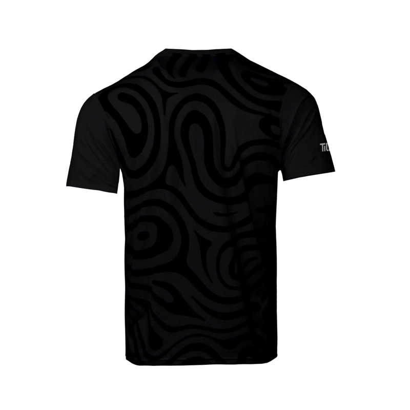POLERA TILKI FULL PRINT PRO LEHINDE NEGRA TENIS PADEL - 2