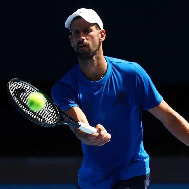 POLERA LACOSTE NOVAK DJOKOVIC AZUL TENIS - 2