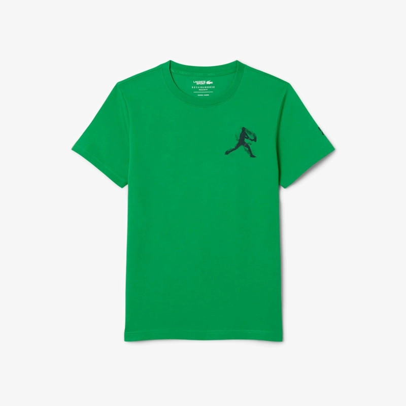 POLERA LACOSTE NOVAK DJOKOVIC VERDE TENIS - 1