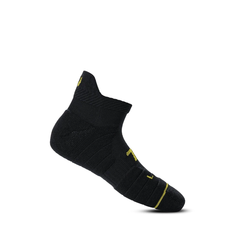 CALCETIN TILKI TOBILLERO LEHINDE NEGRO/AMARILLO TENIS PADEL - 1