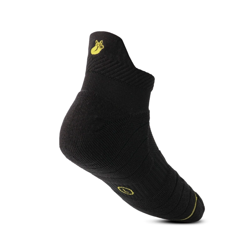 CALCETIN TILKI TOBILLERO LEHINDE NEGRO/AMARILLO TENIS PADEL - 2