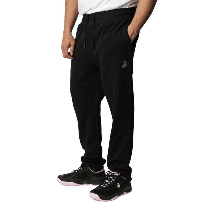 PANTALON TILKI ALGODON STRAIGHT LEHINDE NEGRO TENIS PADEL - 1