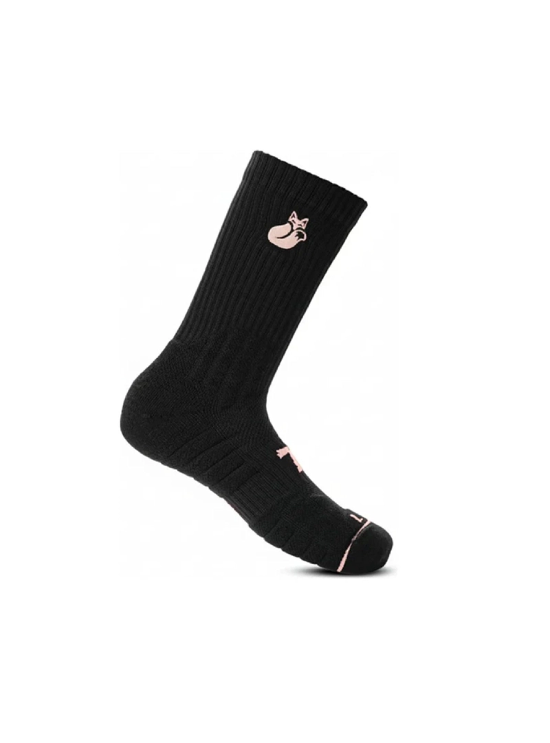 CALCETIN TILKI CREW D4 LEHINDE NEGRO/ROSA TENIS PADEL - 1