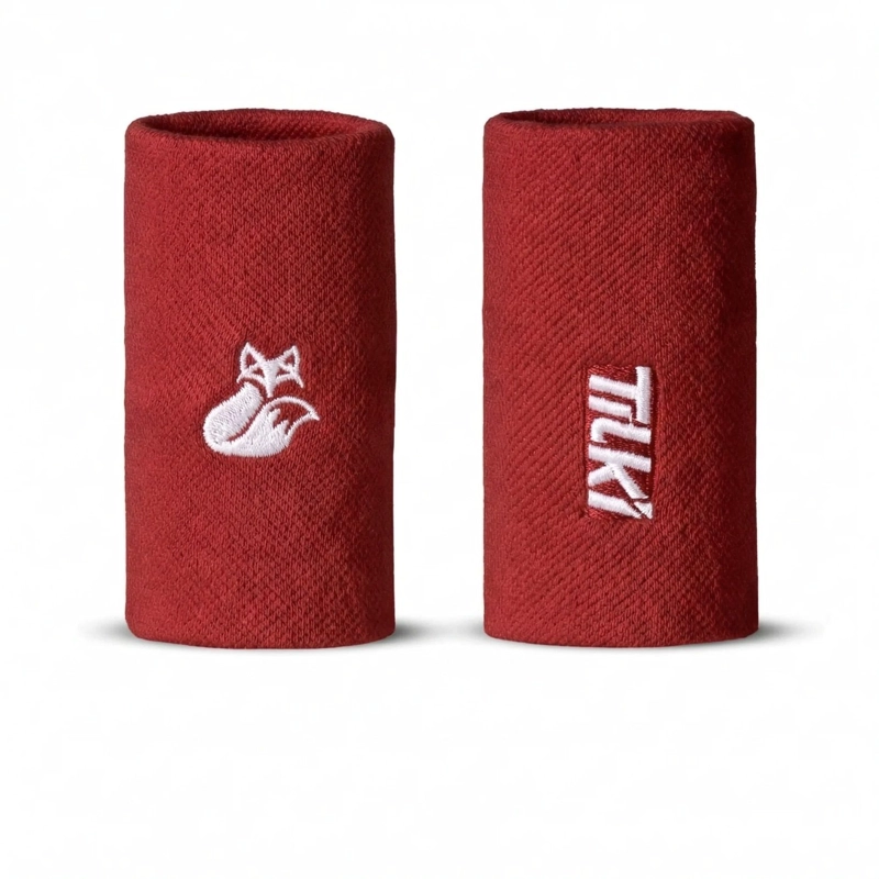 MUÑEQUERA TILKI LARGA PRO TERRY ROJA X2 TENIS PADEL - 1