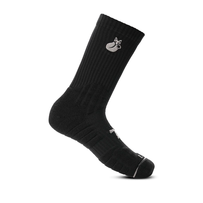 CALCETIN TILKI CREW D4 LEHINDE NEGRO/GRIS TENIS PADEL - 1