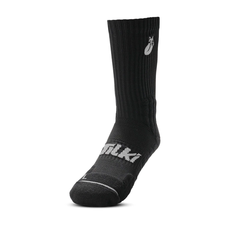 CALCETIN TILKI CREW D4 LEHINDE NEGRO/GRIS TENIS PADEL - 2
