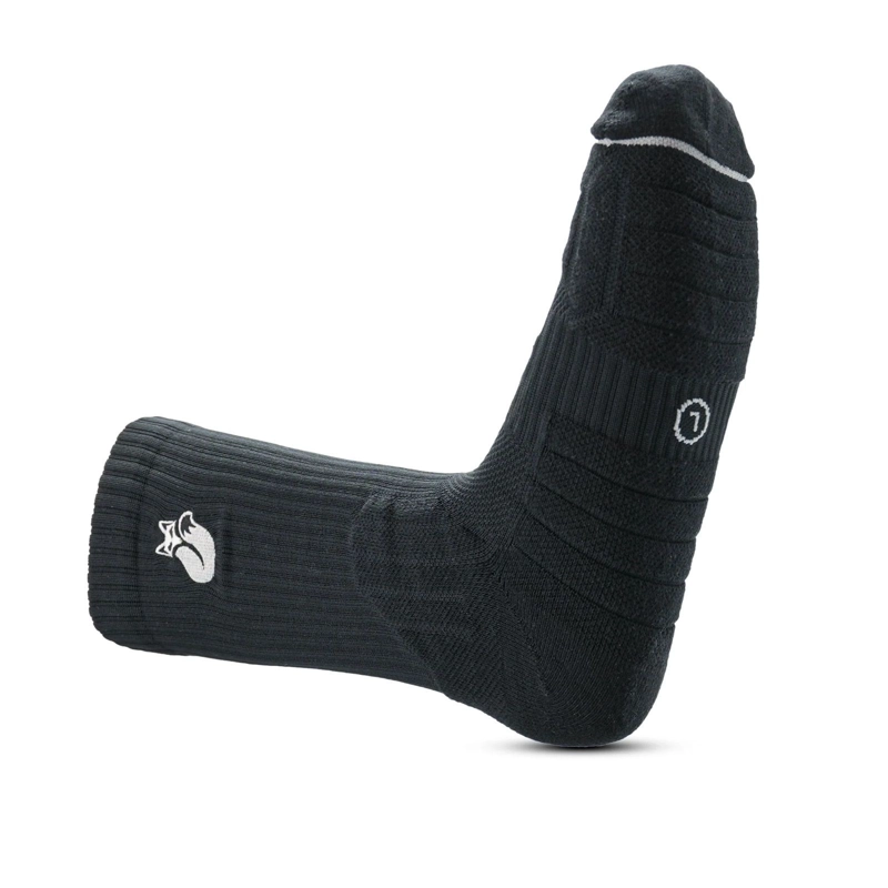 CALCETIN TILKI CREW D4 LEHINDE NEGRO/GRIS TENIS PADEL - 3