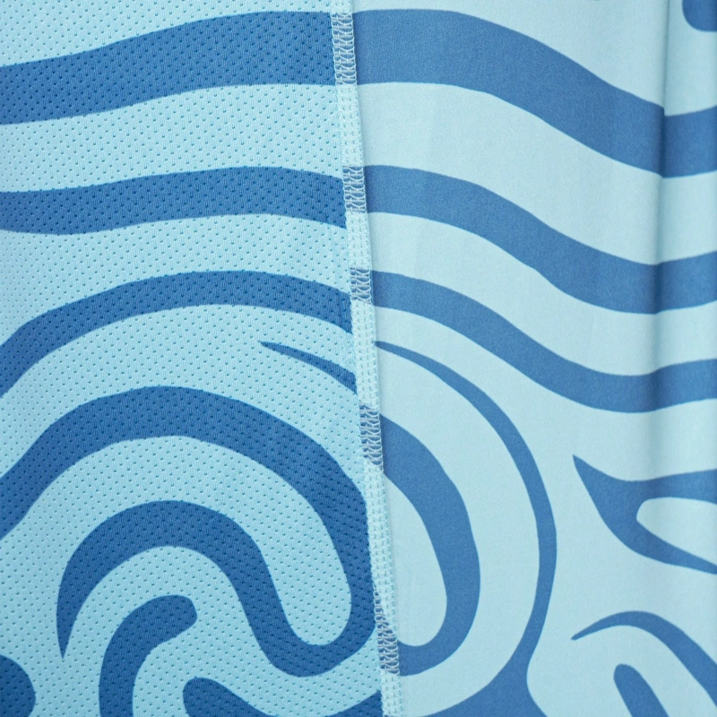 POLERA TILKI FULL PRINT PRO LEHINDE CELESTE TENIS PADEL - 4