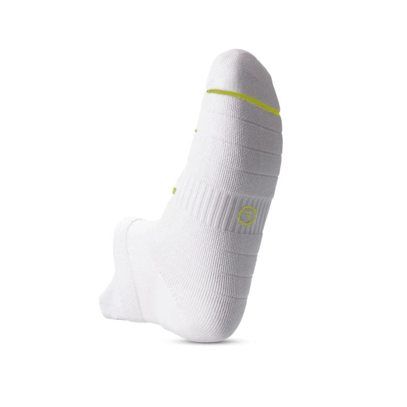 CALCETIN TILKI TOBILLERO LEHINDE BLANCO/AMARILLO TENIS PADEL - 2