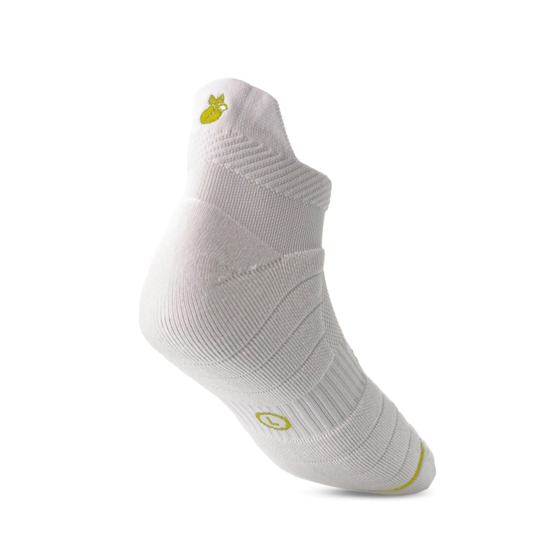 CALCETIN TILKI TOBILLERO LEHINDE BLANCO/AMARILLO TENIS PADEL - 3