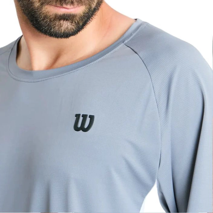 POLERA WILSON PRINT GRIS TENIS/PADEL - 2