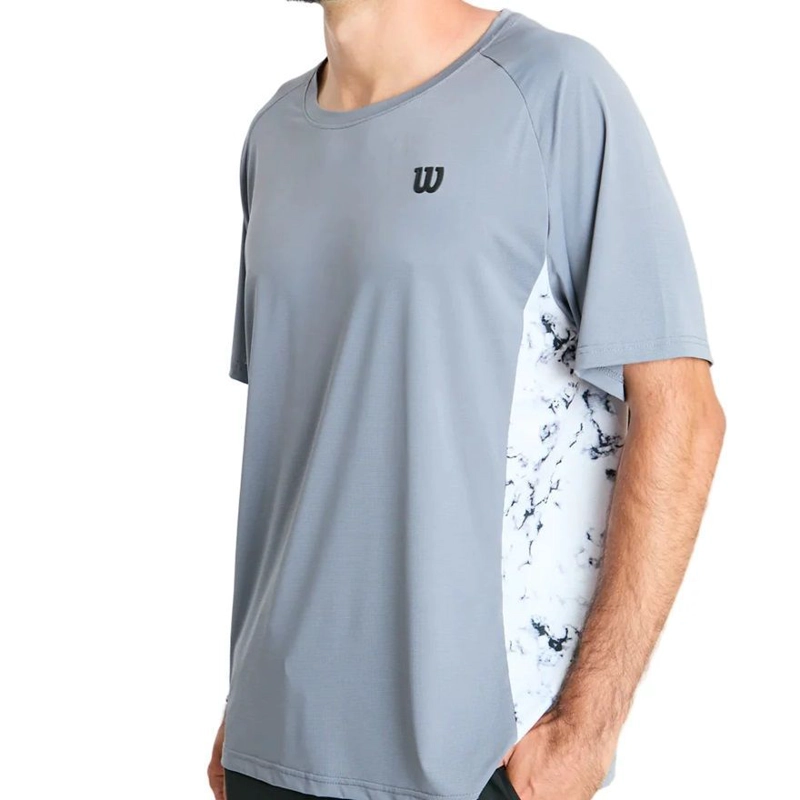 POLERA WILSON PRINT GRIS TENIS/PADEL - 3