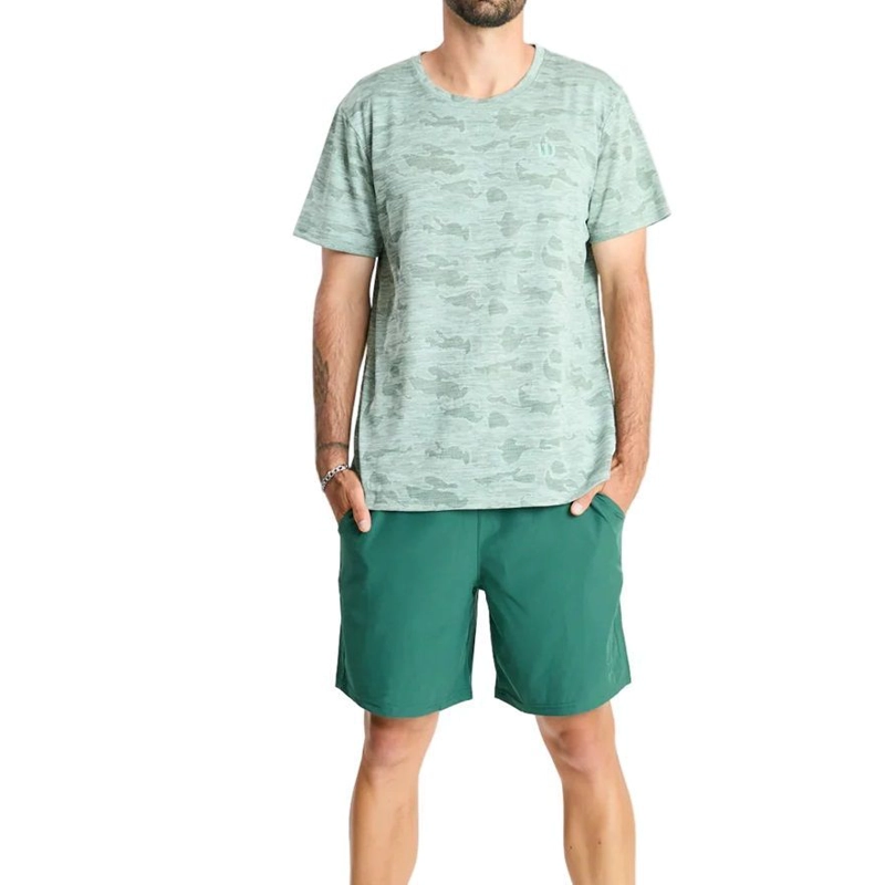 POLERA WILSON CAMUFLAJE VERDE TENIS/PADEL - 3